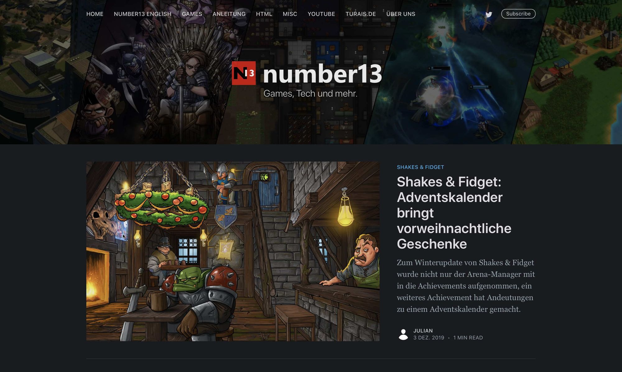 Design des Casper Theme 3.0