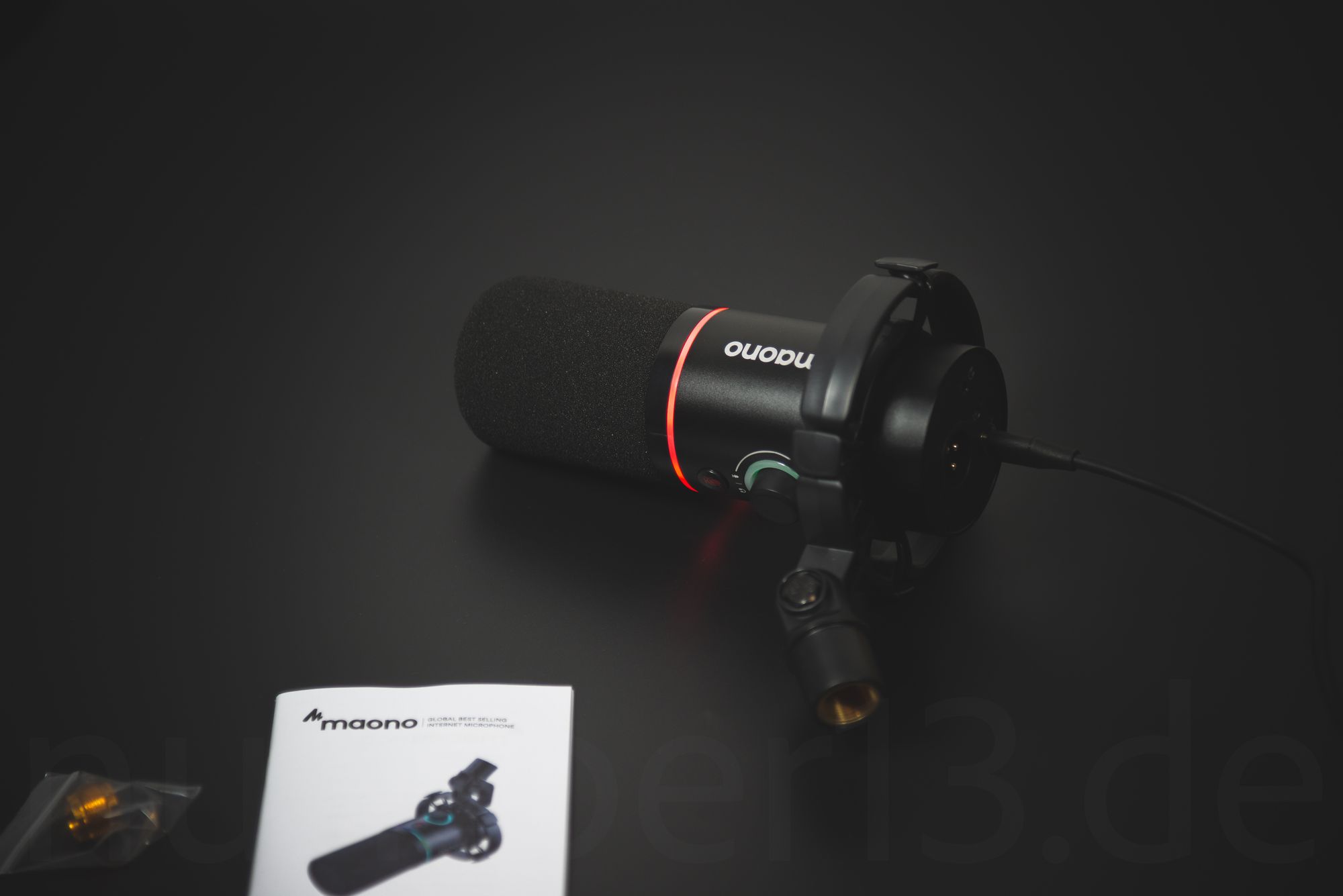 MAONO PD200X XLR/USB Dynamisches Mikrofonset mit Galgenarm